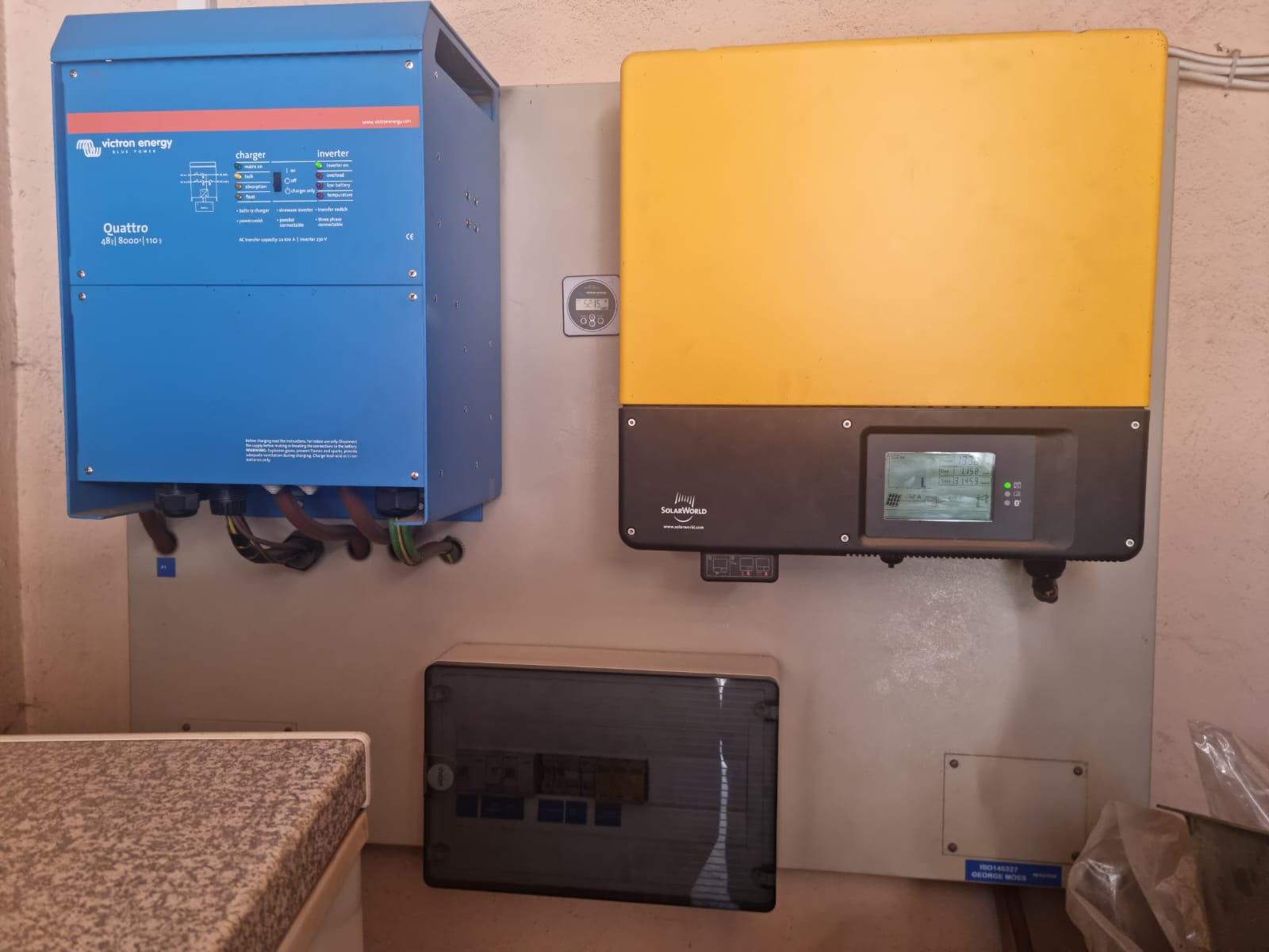 Victron Quattro & SolarWorld Inverter System