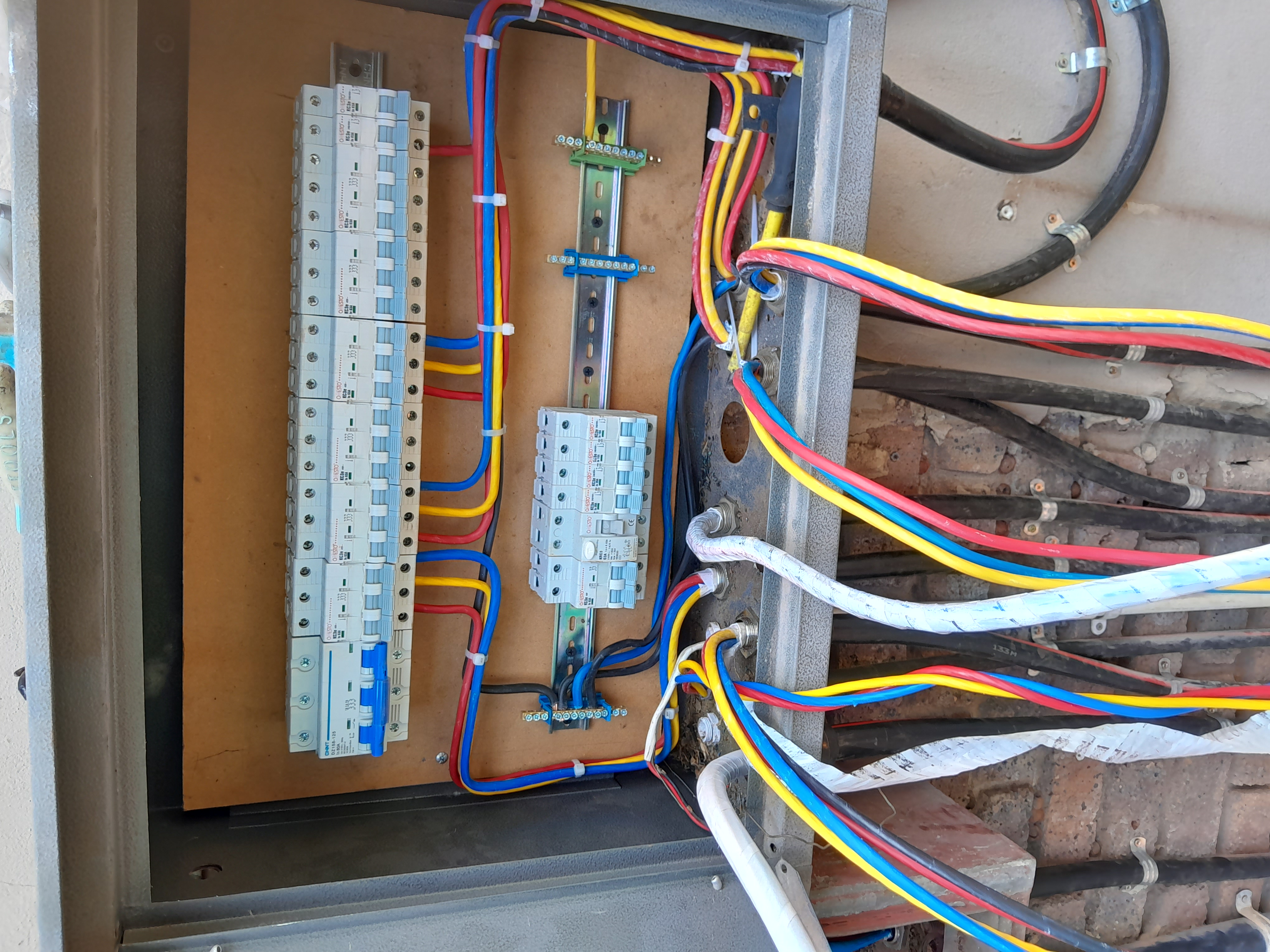 Professional Three-Phase DB Board Installation